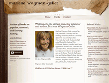 Tablet Screenshot of marlenewagmangeller.com